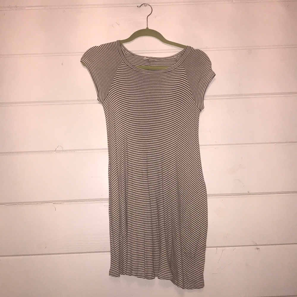 STRIPED T SHIRT DRESS